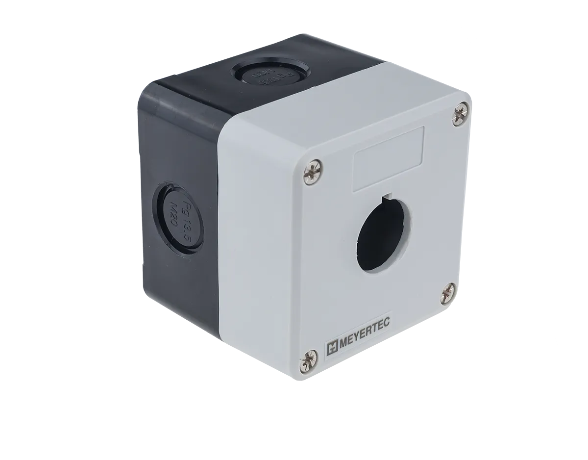 Корпус кнопочного поста, 1 место, серый, IP54