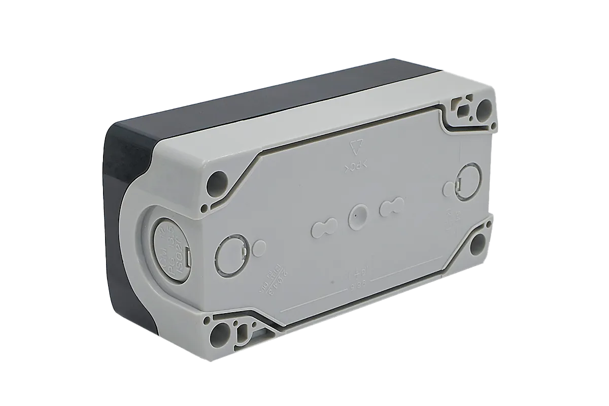 Корпус кнопочного поста, 3 места, серый, IP67