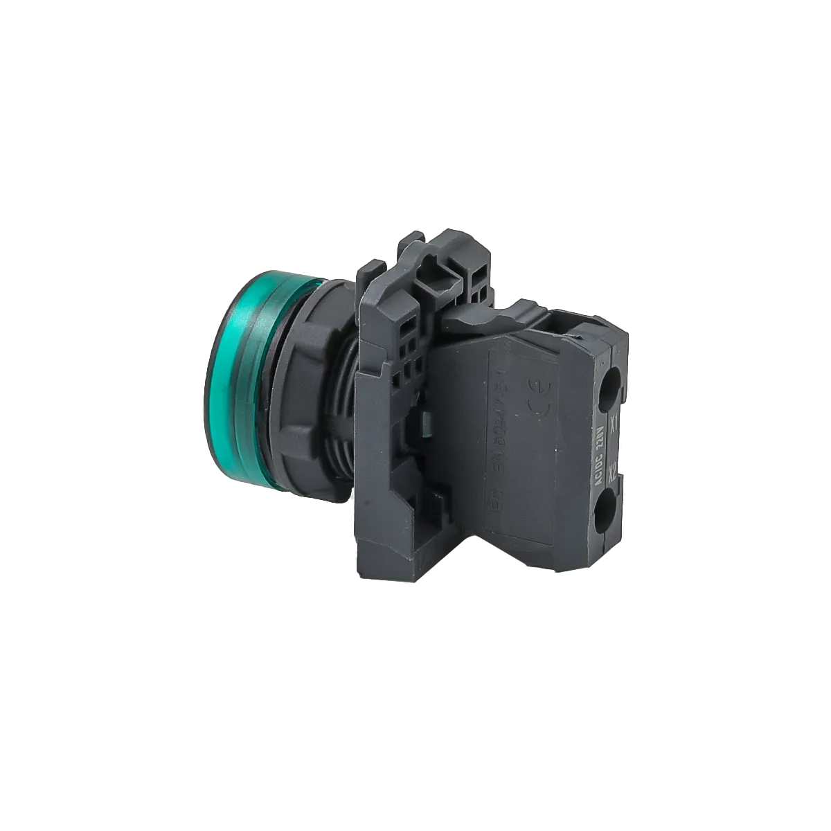 Лампа сигнальная зеленая, 220V AС/DC, IP65, пластик