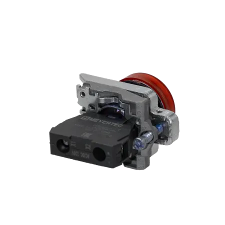 Лампа сигнальная красная, 220V AС/DC, IP65, металл