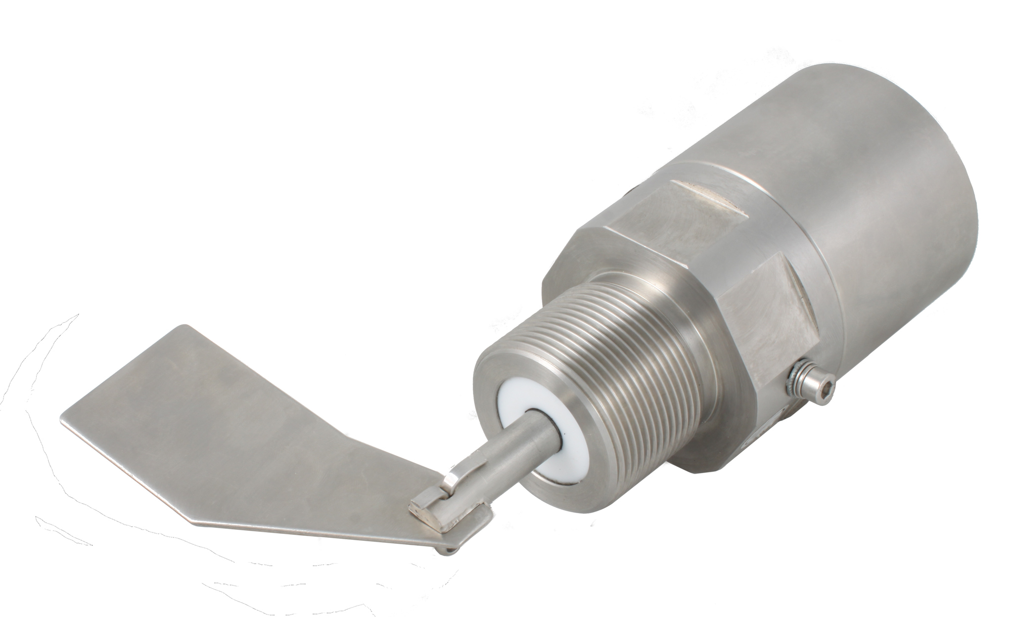 Механический ротационный датчик предельного уровня сыпучих материалов в корпусе из нерж. стали, взрывозащ. ТР ТС 012/2011, -50 +80 С, Рmax=10 bar, 24 VDC, IP67, вибростойкость до 29g, лопасть 40х98 мм, нерж. сталь, скорость вращения 15 об/мин, соединение-