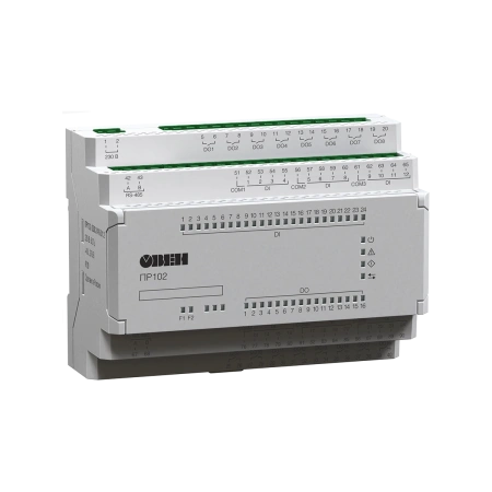 ПР102 программируемое реле на 40 каналов ввода/вывода с возможностью расширения входов/выходов